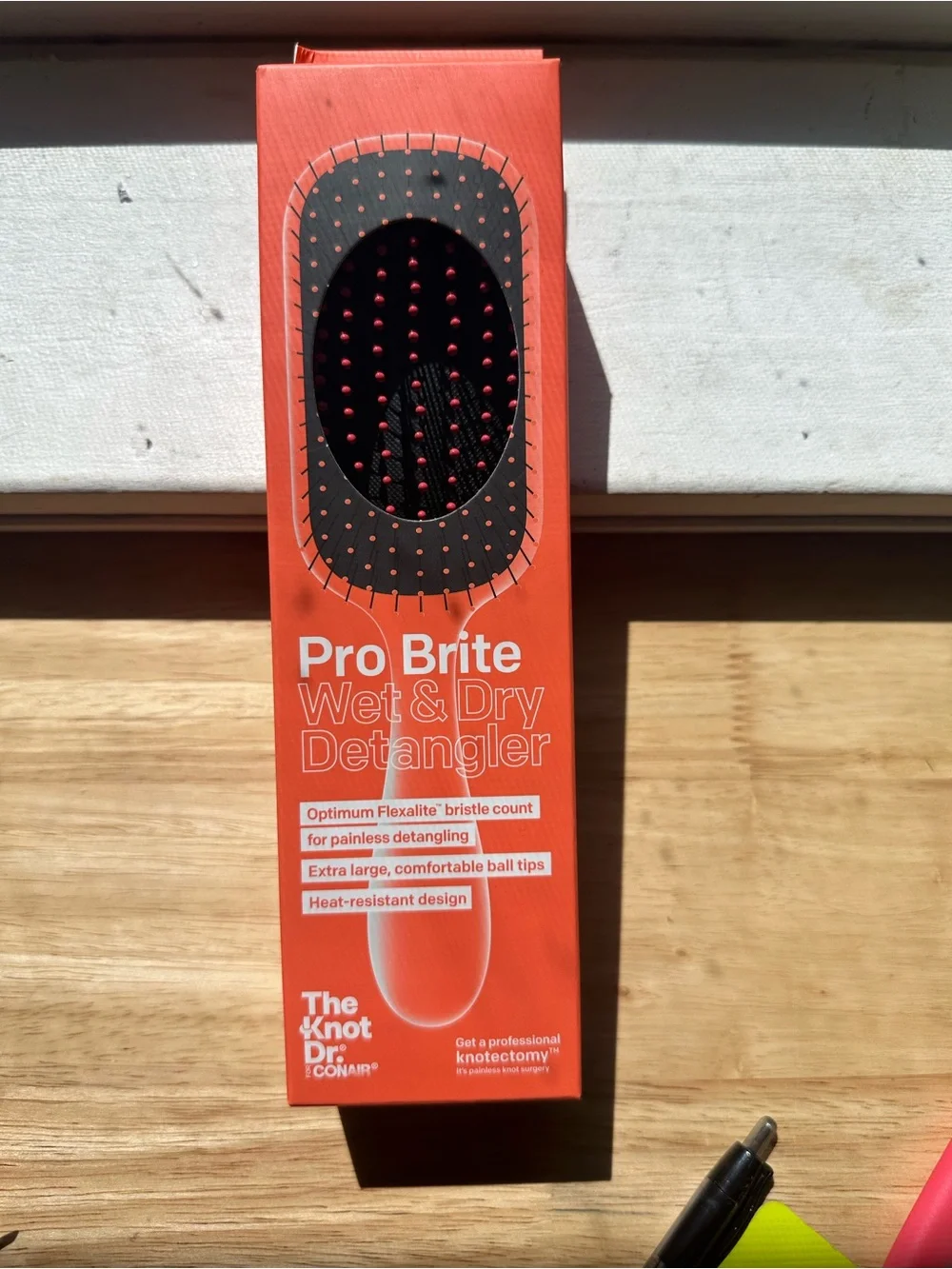 Conair Pro Brite Wet & Dry Detangler Brush — pink the knot doctor